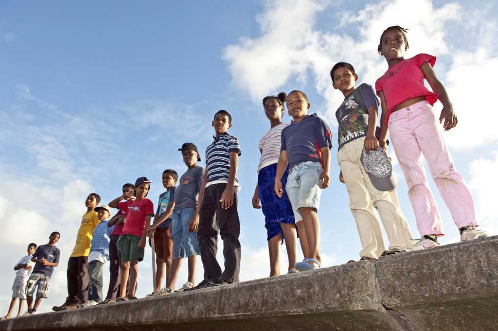 children standing